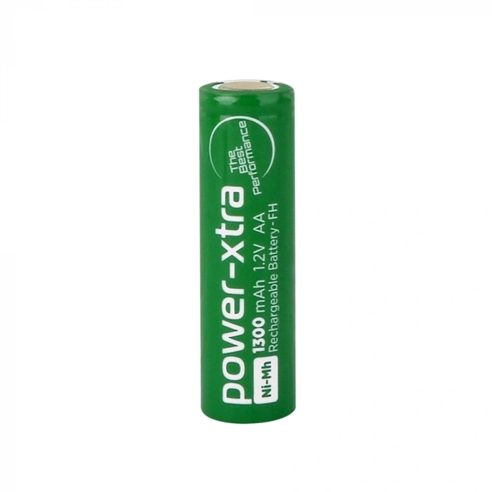 Power-Xtra 1.2V 1300 Mah - AA Size - Ni-Mh Şarjlı Pil - Flat-Başsız