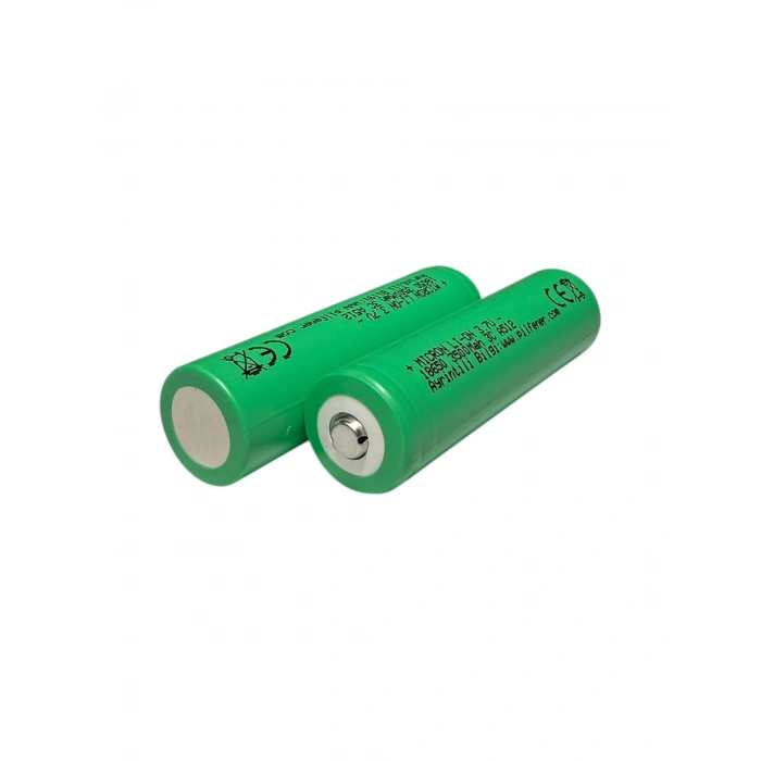 Micron - 18650 Boy - 3.7 Volt 3500 mAh 3C Li-ion Şarjlı Pil -Başlı