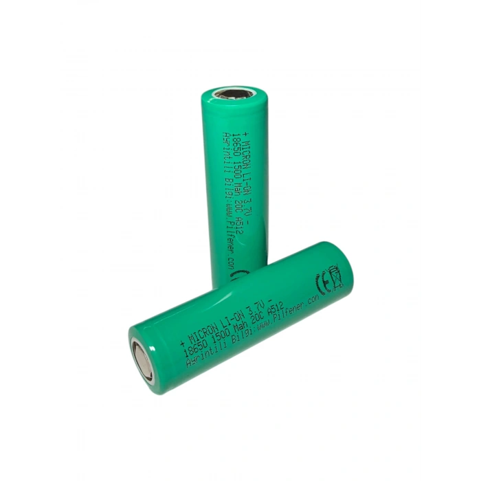 Micron - 18650 Boy - 3.7 Volt 1500 mAh 20C Li-ion Şarjlı Pil