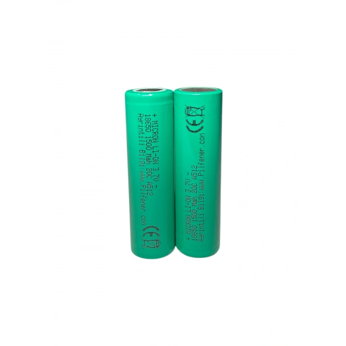 Micron - 18650 Boy - 3.7 Volt 1500 mAh 20C Li-ion Şarjlı Pil