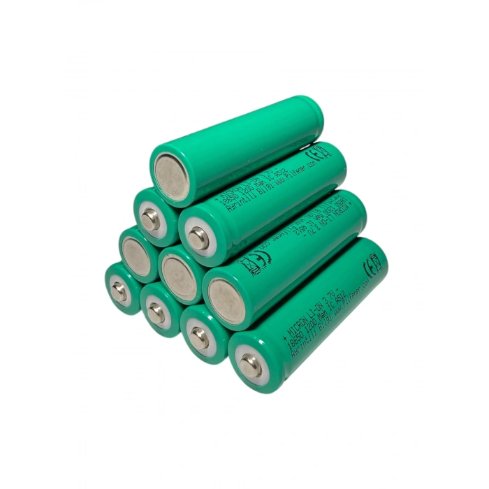 Micron - 18650 Boy - 3.7 Volt 1200 mAh 1C Li-ion Şarjlı Pil - Başlı