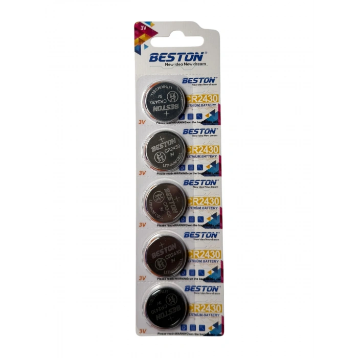 Beston CR2430 3 Volt Lityum Pil 5li Paket