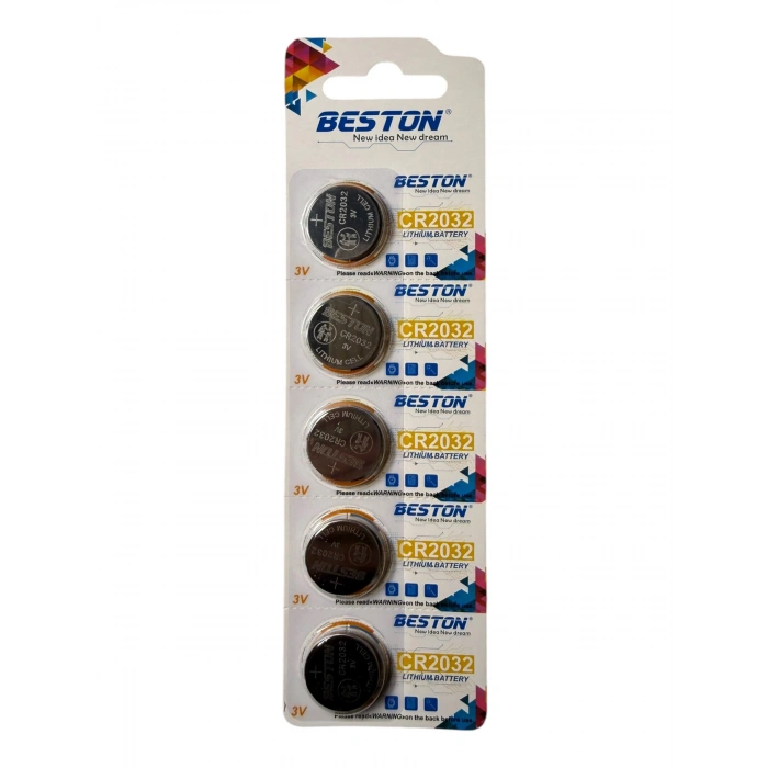 Beston CR2032 3 Volt Lityum Pil 5li Paket