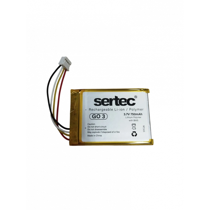Sertec JBL Go 3 uyumlu 3.7v 750 mah Soketli Batarya