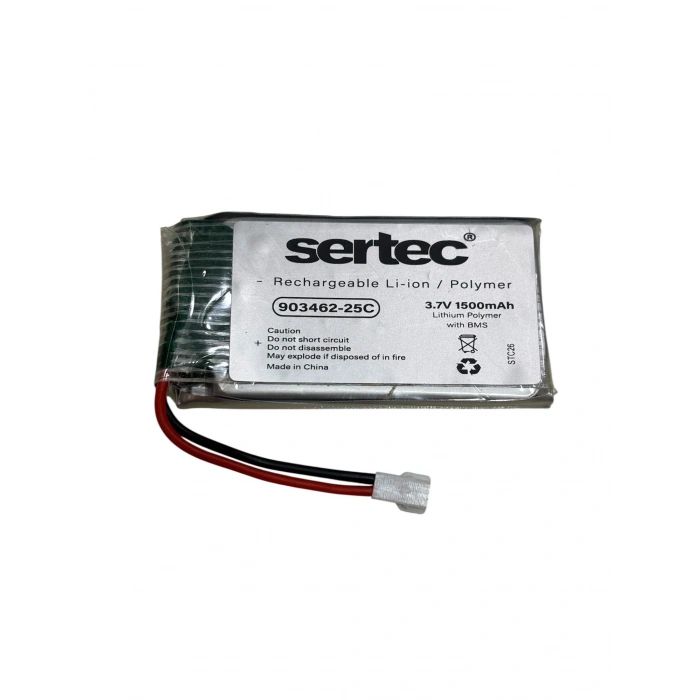 Sertec / 903462 / 3.7V - 1500mAh - 25C BEYAZ SOKET