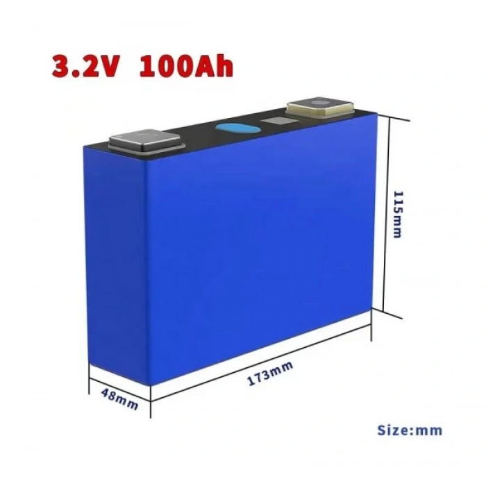 Anc 3.2 Volt 100 Amper Lifepo4 Prizmatik Hücre