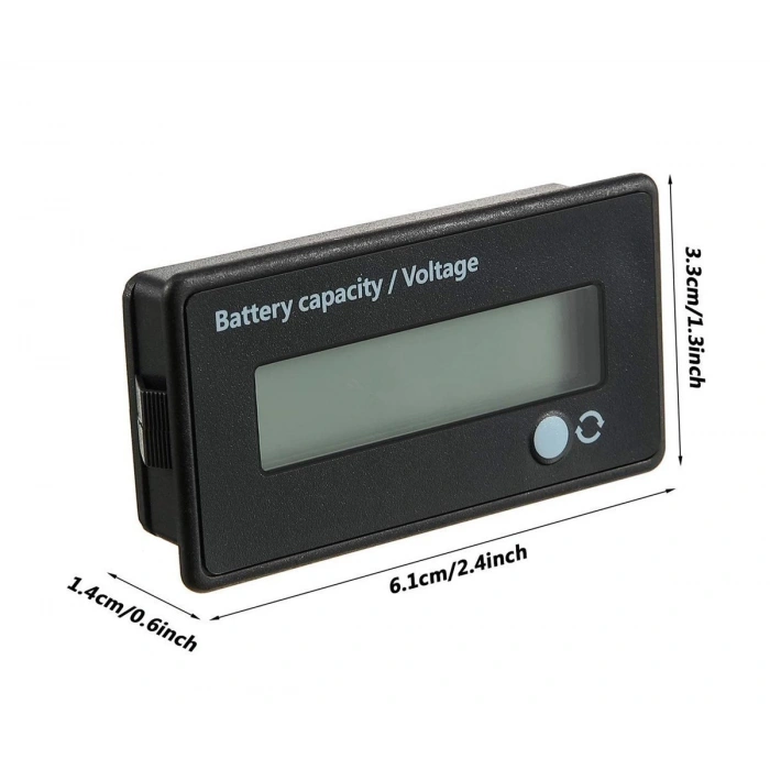 Batarya Kapasite Voltaj Göstergesi 12 Volt - 84 Volt Li-ion | LiFePO4 | Akü