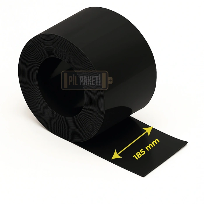 Batarya Yalıtım Makaronu - 185 mm - Siyah
