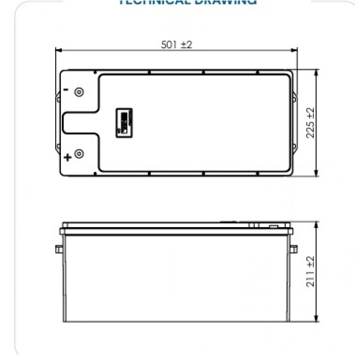BPM - 12.8V 200Ah LiFePO4 Lityum Akü - Ekranlı