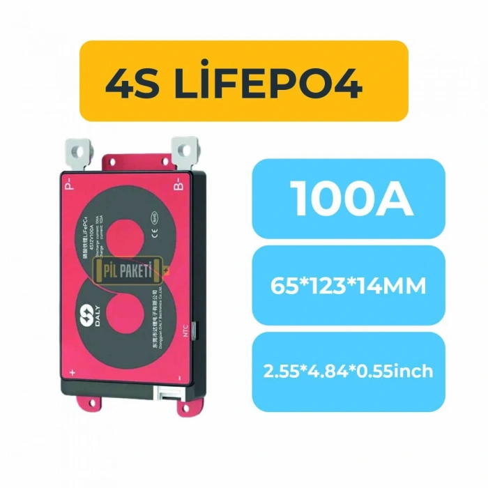 Daly - Lifepo4 Bms - 4s 100a - Balanslı