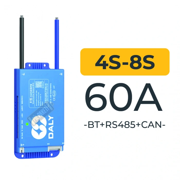 Daly Smart Bms - 4s-8s 60a - BT - CAN - RS485