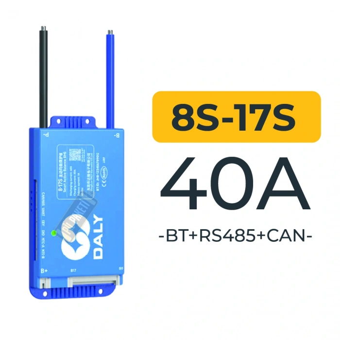 Daly Smart Bms - 8s-17s 40a - BT - CAN - RS485