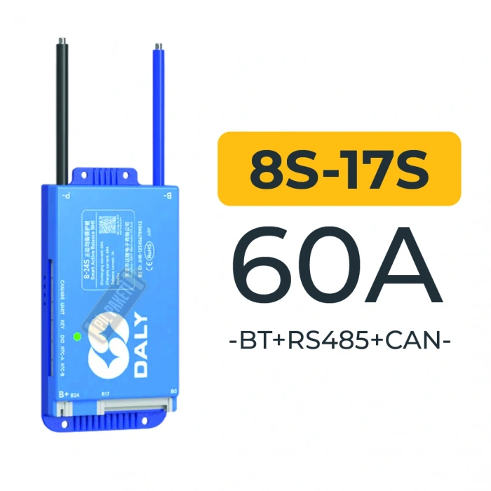 Daly Smart Bms - 8s-17s 60a - BT - CAN - RS485