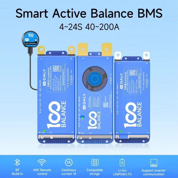 100 Balance Bms - 8s-24s 150a - BT - CAN - RS485
