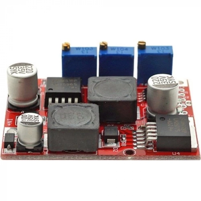 DC-DC Ayarlı Voltaj Yükseltici-Düşürücü Kartı (LM2577 + LM2596)