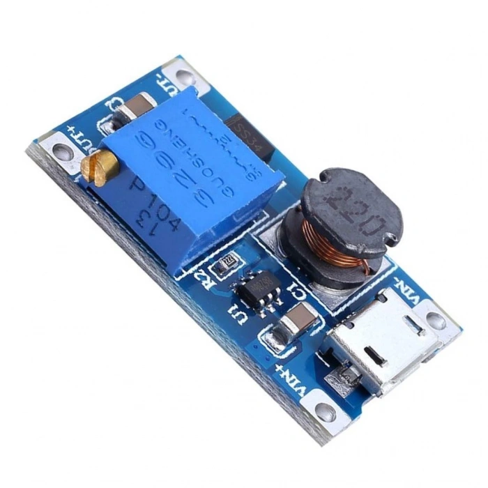 DC to DC Voltaj Yükseltici - MT3608 - Mikro USB Girişli