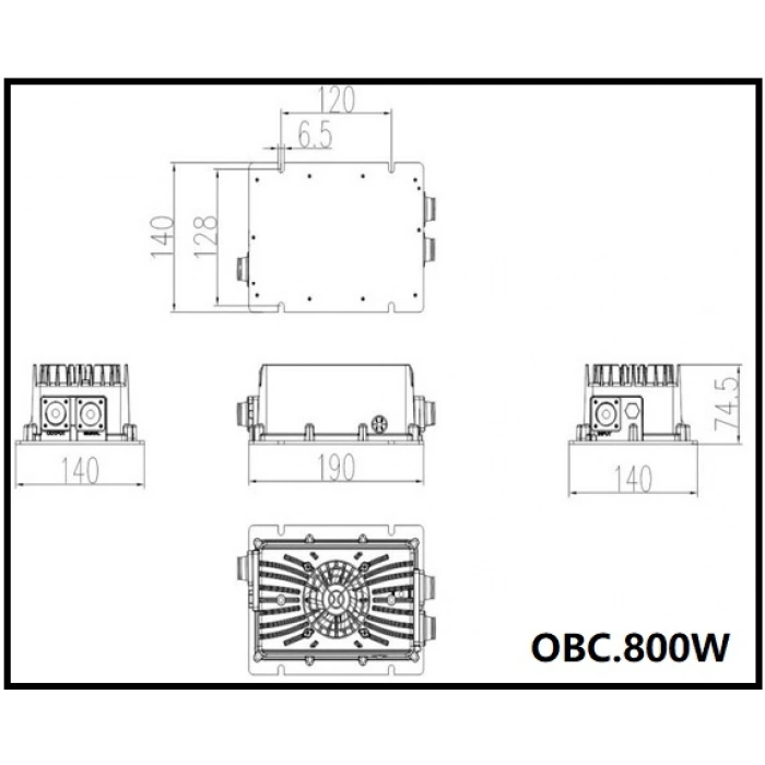 Dezhou - Sarj Cihazi - LiFePO4 - 08S 29.2V 15A - SMCZ7-2415A CCCV IP67