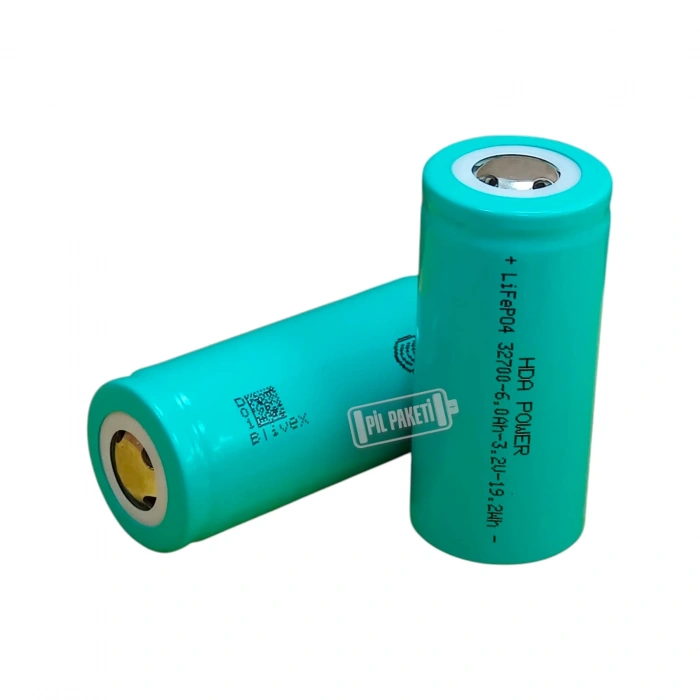 HDA Power Lifepo4 Pil - 3.2 Volt 6000 mAh - Blivex - Min 100 adet