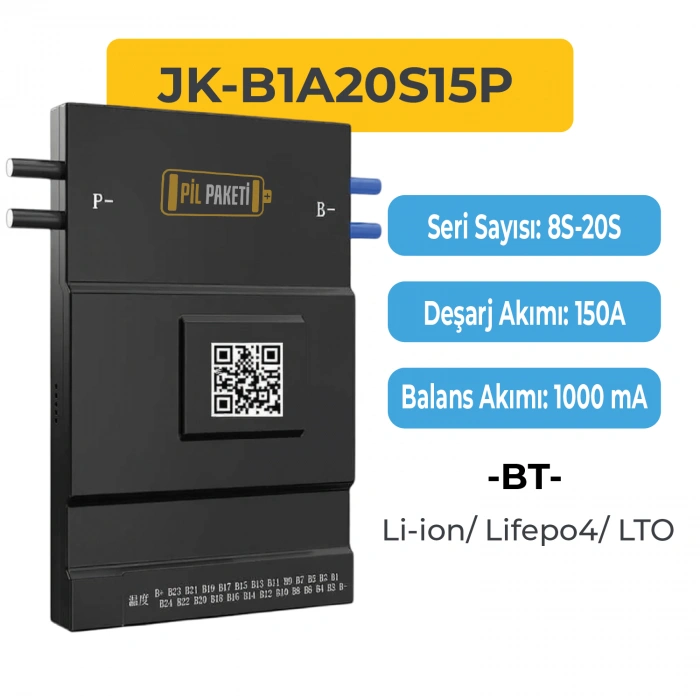 JK Smart Bms - 8s-20s 150a- 1a - JK-B1A20S15P