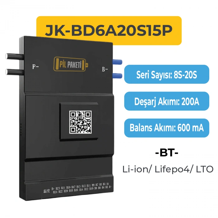 JK Smart Bms - 8s-20s 150a - 0.6a - JK-BD6A20S15P
