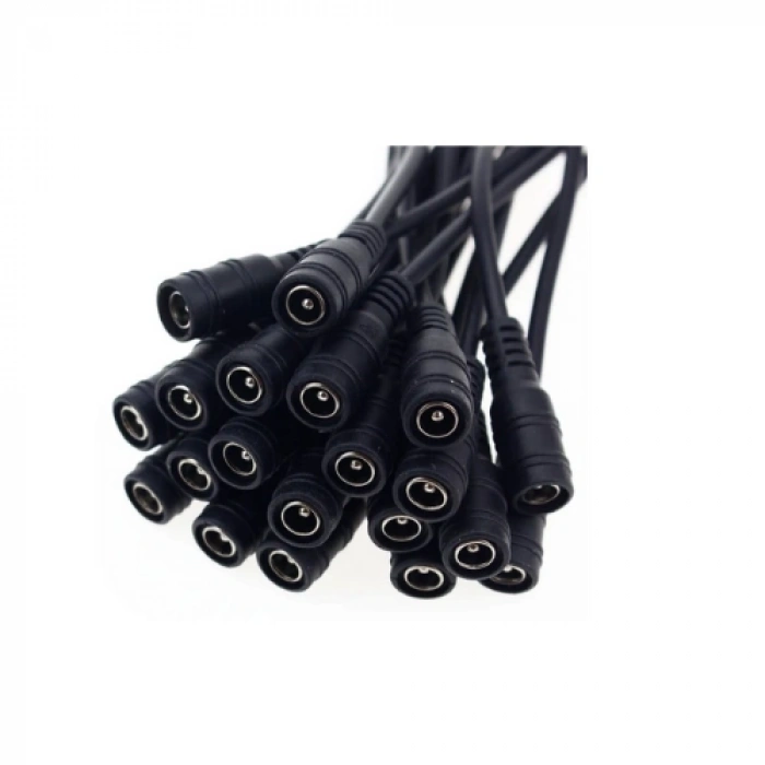 Kalın Kablolu Dişi Jack 5.5mm 2.1mm