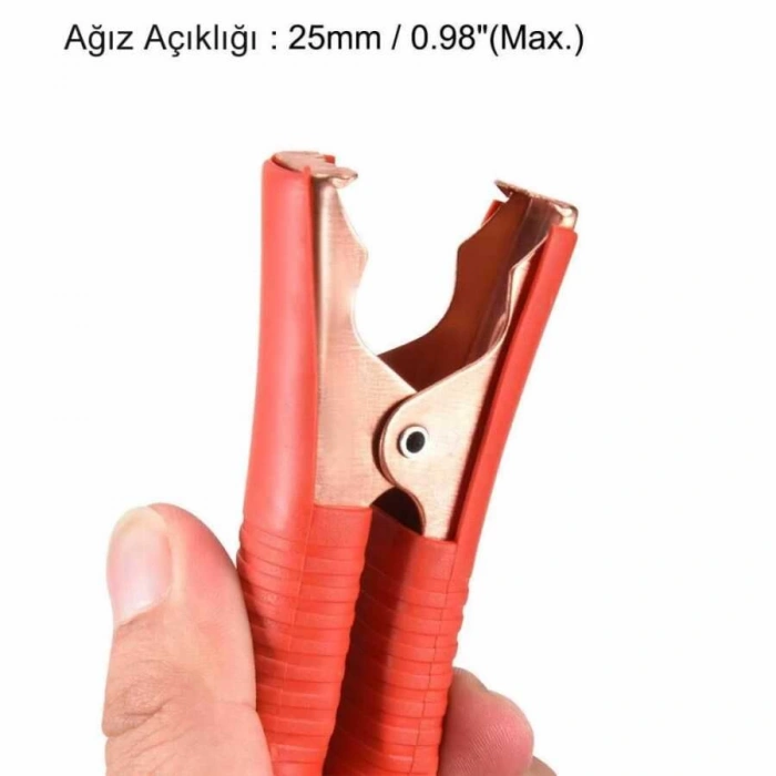 Kırmızı Akü Maşası 100A