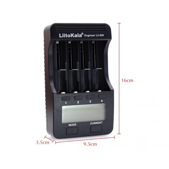 LiitoKala Lii-500 Akıllı Universal Şarj Cihazı