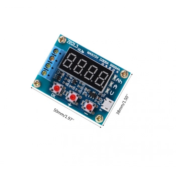 Lityum Akü Pil Kapasite Ölçüm Cihazı 18650 - ZB2L3