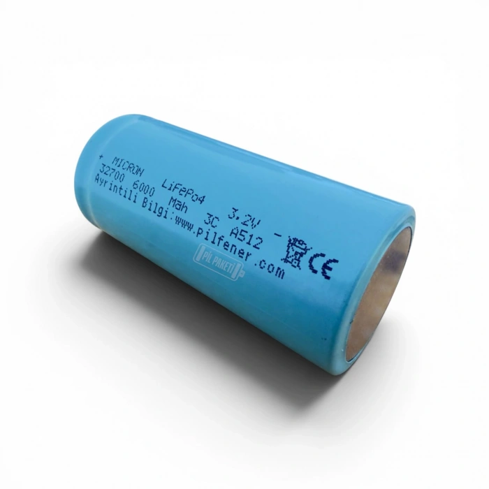 Micron 32700 Lifepo4 Pil - 3.2 Volt 6000 mAh - 3C