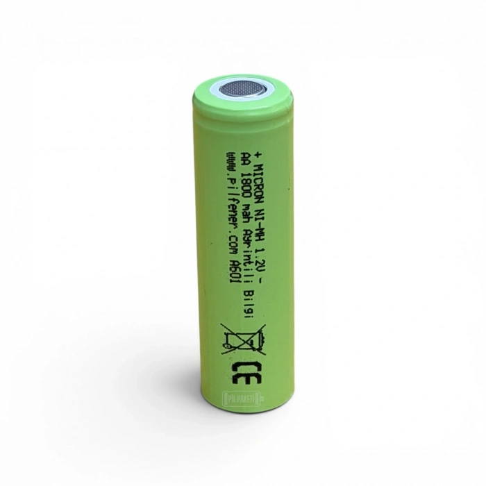 Micron - AA Boy 1.2 Volt 1800 mAh Ni-Mh Şarjlı Pil - Başsız