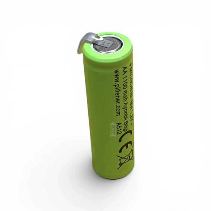 Micron - AA Boy 1.2 Volt 1100 mAh Ni-Mh Şarjlı Pil - Puntalı