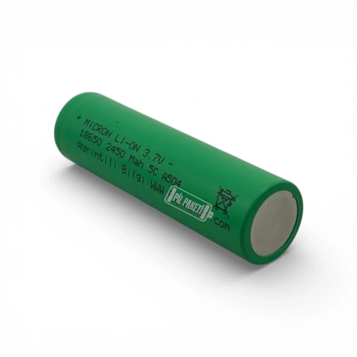 Micron - Lityum İyon Pil - 3.7 Volt - 2450 mAh -5c