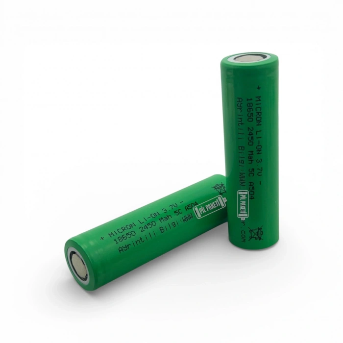 Micron - Lityum İyon Pil - 3.7 Volt - 2450 mAh -5c
