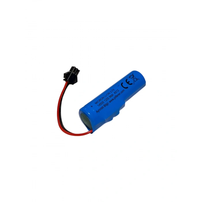 Micron - Oyuncak Araba Pili - 3.7 Volt 1200 mAh - SM Soket