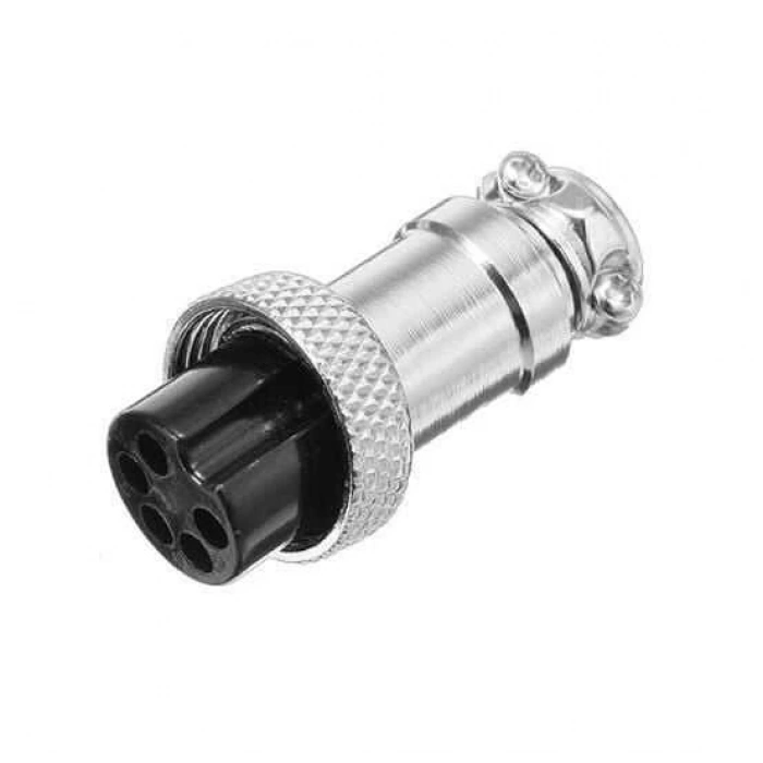 Mike Konnektör 5-Pin 12mm - Dişi