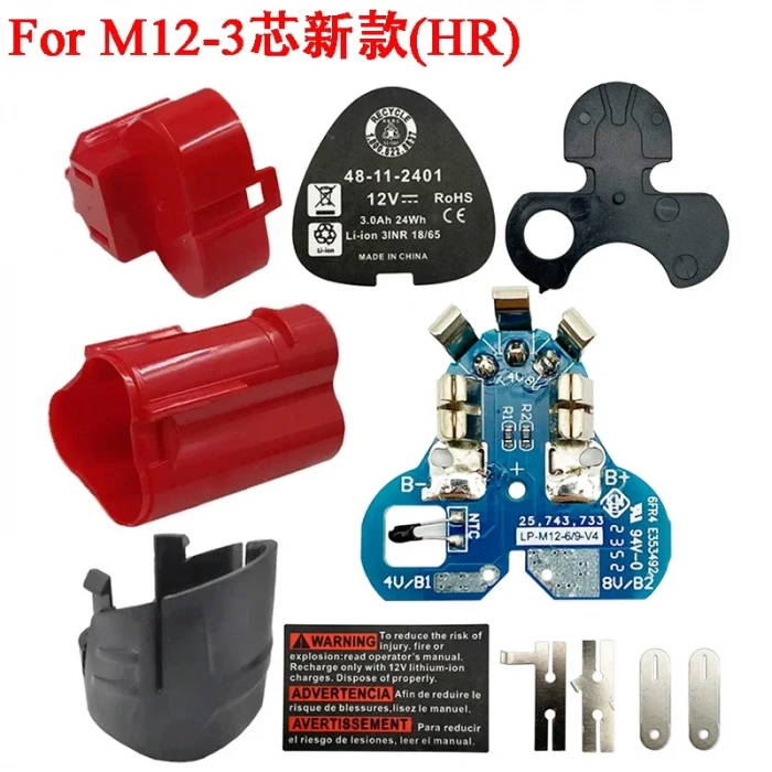 Milwaukee M12 Batarya Kutusu - 3 pilli