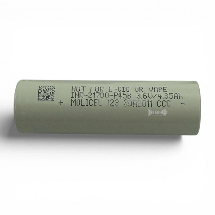 Molicel INR21700 P45B 4500 mAh 3.7V Li-ion Şarjlı Pil