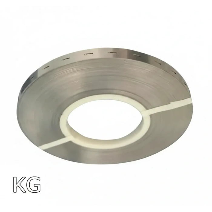 Nikel Şerit - 32700 - 1p - Braketli - Delikli - 0.20 mm Kalınlık - 10 mm Genişlik - 1 Kg
