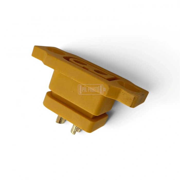 OEM - Panel Tipi XT60 Soket - Dişi - Sarı