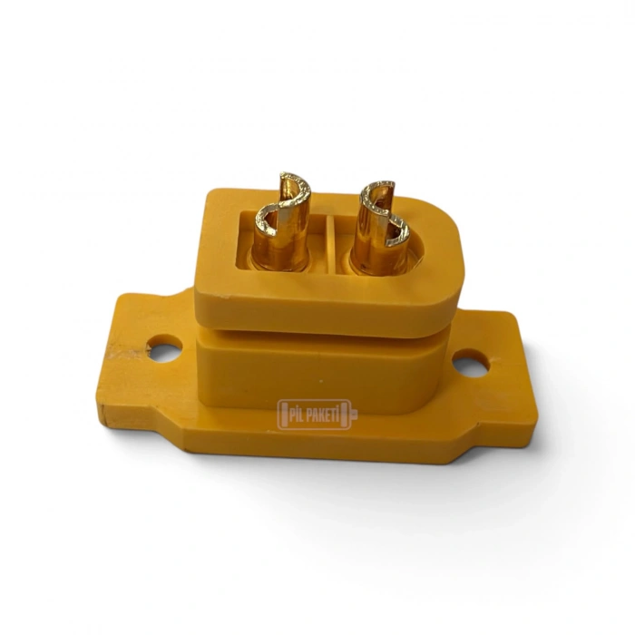OEM - Panel Tipi XT60 Soket - Dişi - Sarı