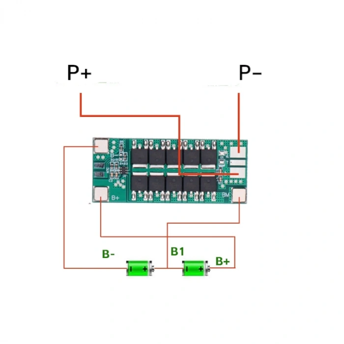 Olt - 2s 25a Lityum İyon Bms - Balanssız