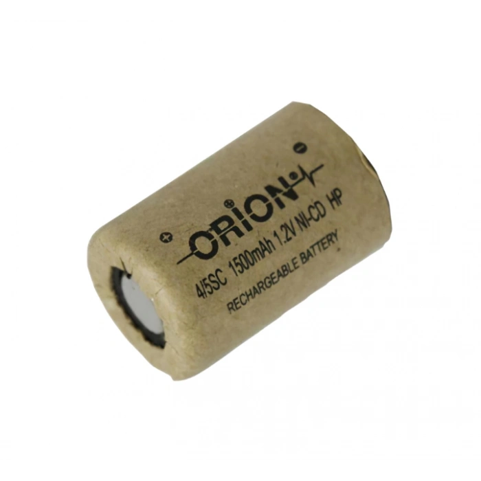 Orion - Şarjlı Pil - Ni-Cd- 1.2v 1500mAh - 4/5 Sc Boy - Başsız - Kağıt