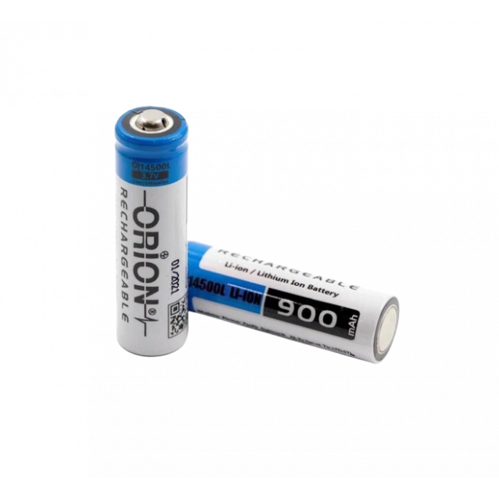 Orion 14500L 900 mAh 3.7V AA Li-ion Şarj Edilebilir Pil Başlı