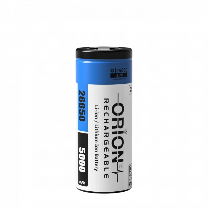 Orion 26650 5000 mAh 3.7V Şarj Edilebilir Li-ion Pil