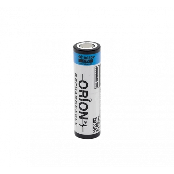 Orion - Şarjlı Pil - Lityum İyon - 3.7v 3000mAh - 18650 Boy - 10c - Başsız