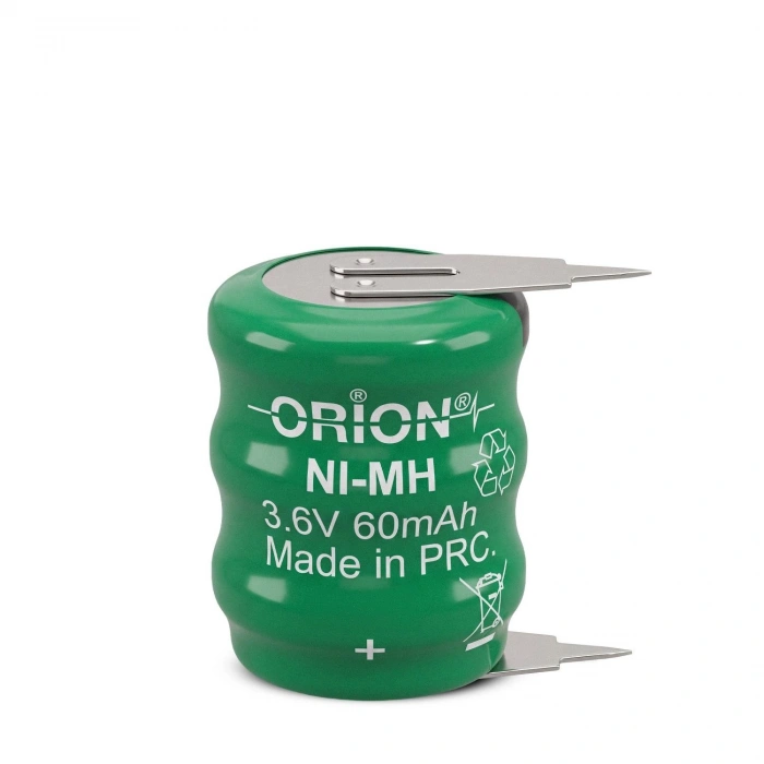 Orion - Nimh Buton Pil - 3.6 Volt 60 mAh - 2 Bacaklı