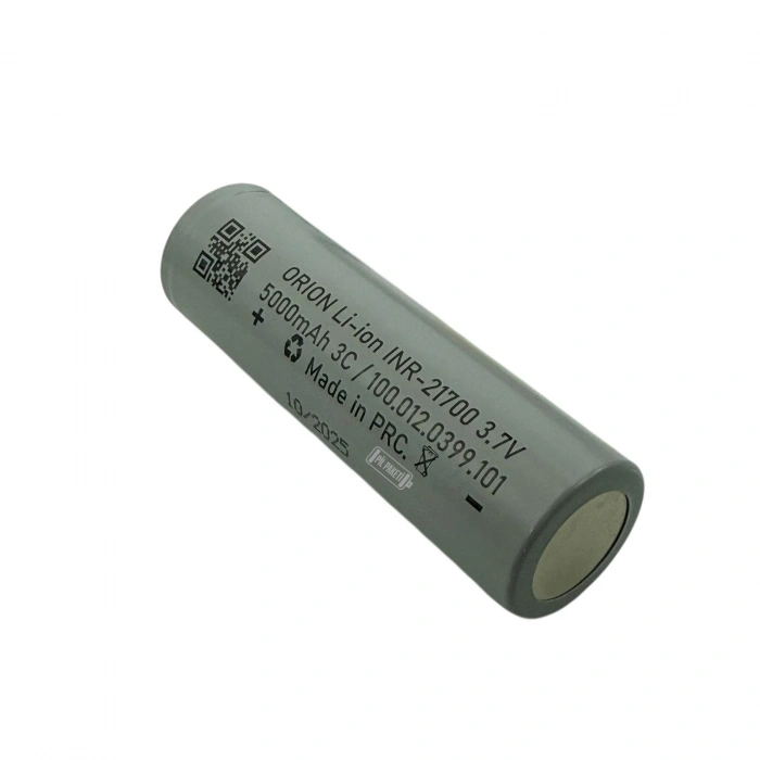 Orion - Şarjlı Pil - Lityum İyon - 3.7v 5000mAh - 21700 Boy - 3c - Başsız - Min Alım 100 Adet