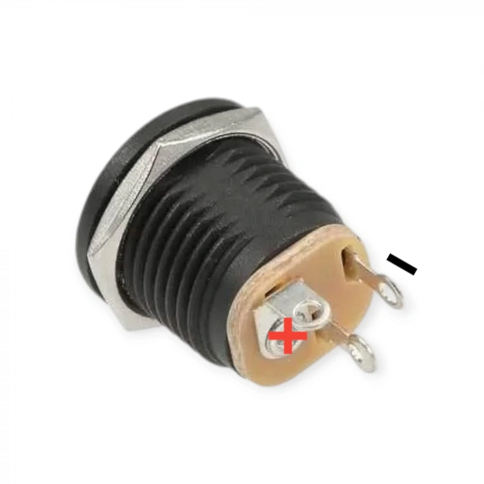 Panel Tipi Dişi Jack 5.5 x 2.1 mm