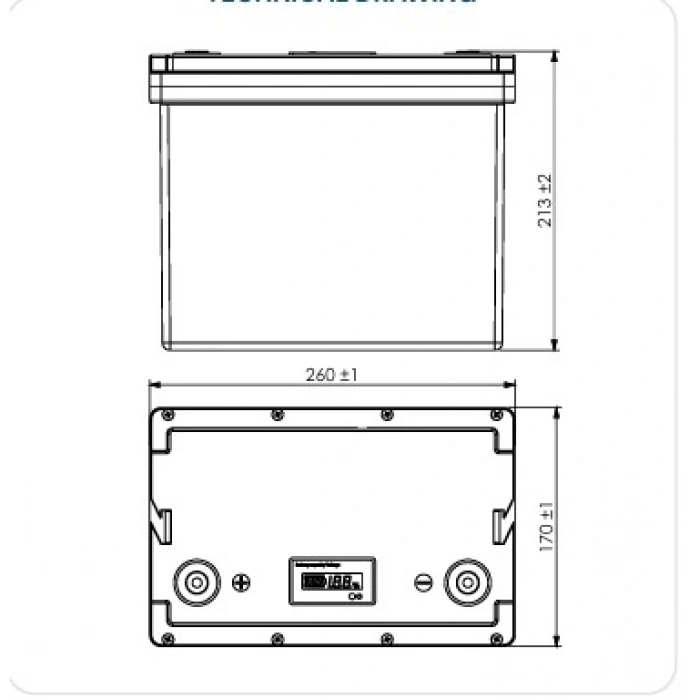 Power-Xtra - 12.8V 200Ah LiFePO4 Lityum Akü - Ekranlı