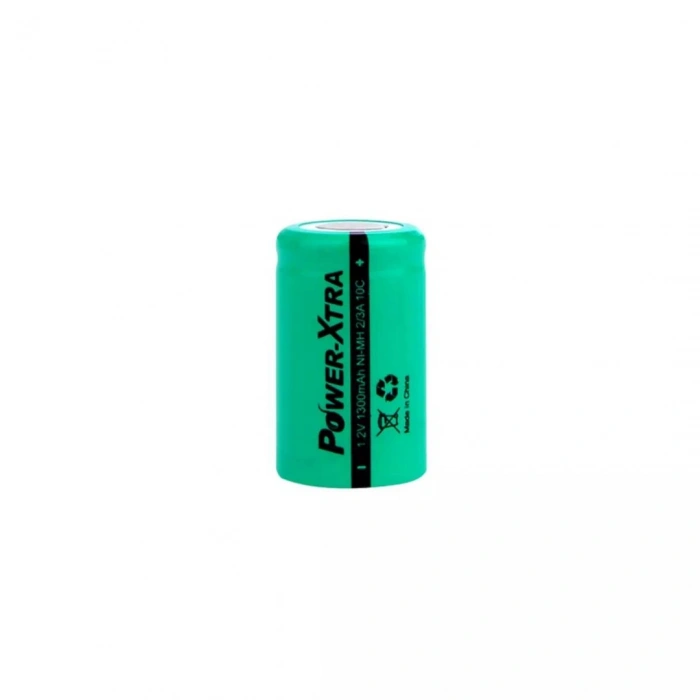 Power-Xtra 1.2V Ni-Mh 2/3A 1300 Mah 10C Şarjlı Pil
